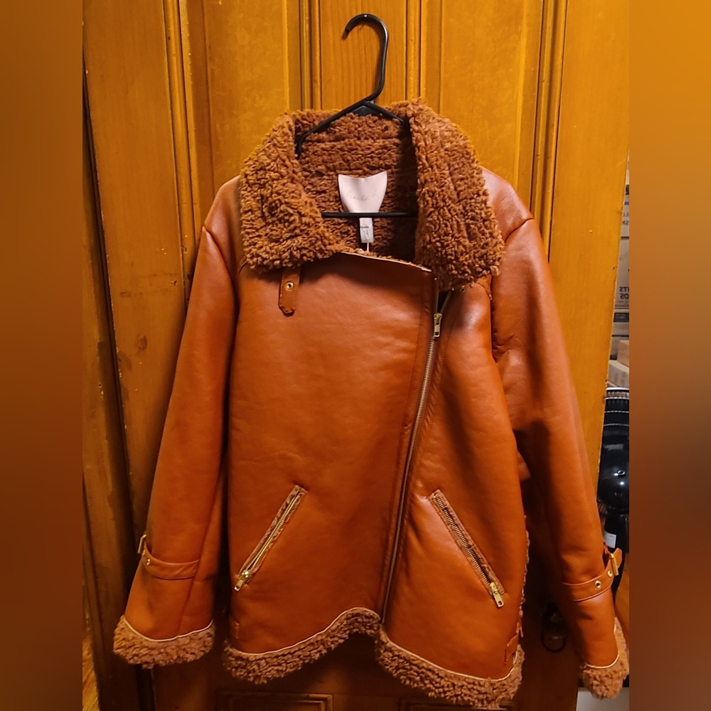 Hutch Rhys Sherpa Moto Jacket - Picture 4 of 13